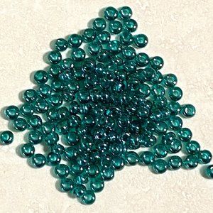 3/$10, Seed Beads Lustre Rocaille ~Teal~